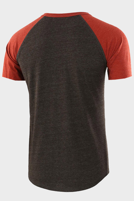 Mens Casual Loose Short Sleeve Henley Shirts