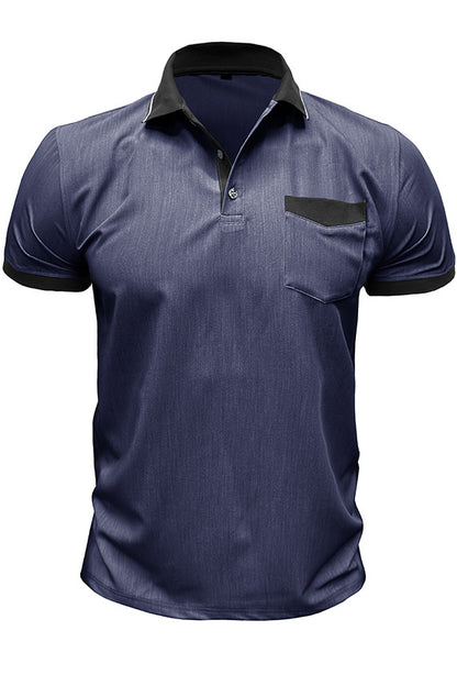 Men's Short Sleeved Lapel Slim Fit Polo Shirts